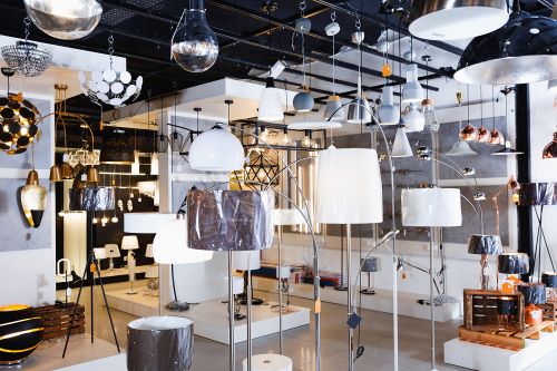 lighting showroom